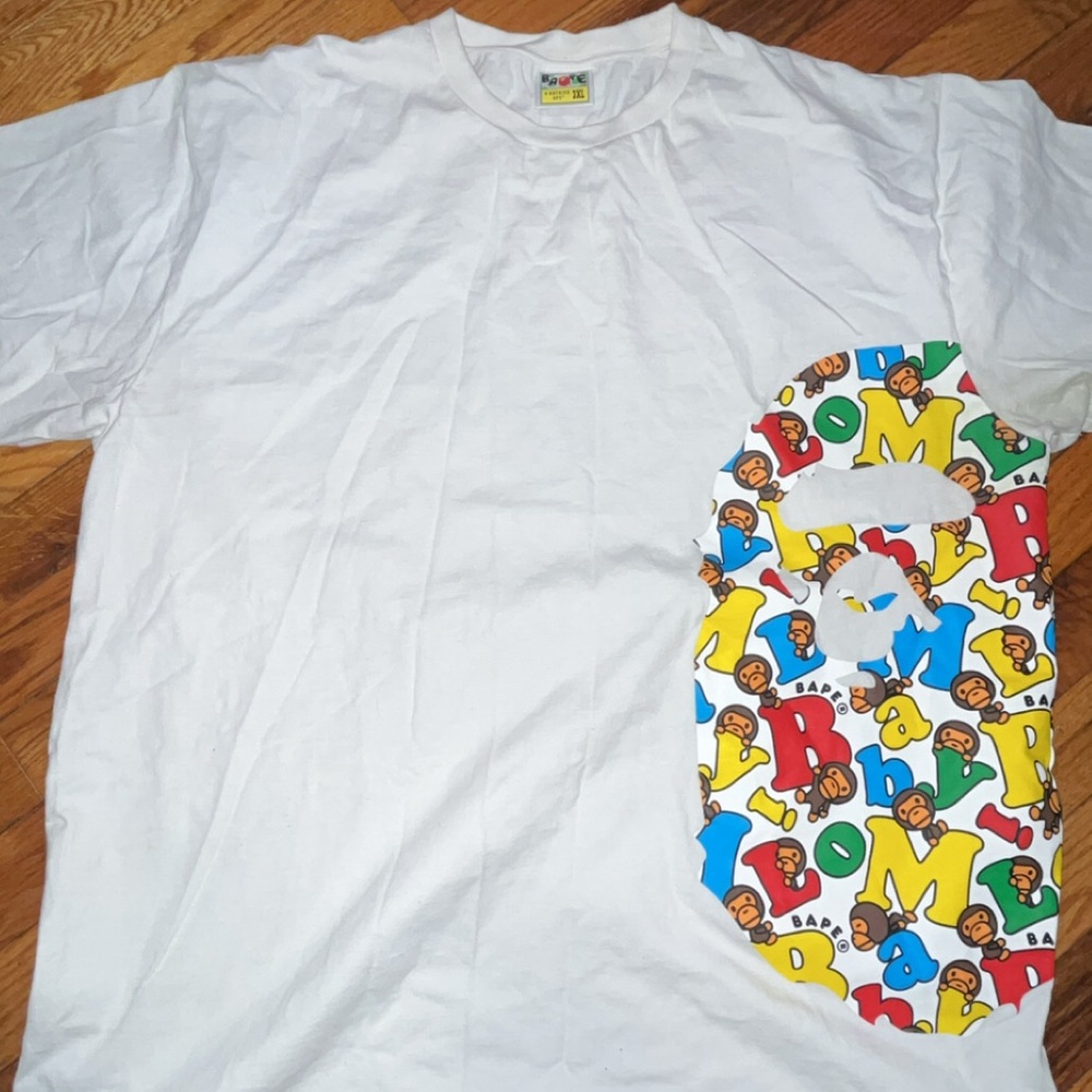 Colorful Graphic White T-Shirt